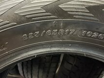 YOKOHAMA ice GUARD G075 225/65R17 17インチ スタッドレス 4本 22年製 バリ溝 エクストレイル レクサスNX ハリアー等　(KTN071)_画像9