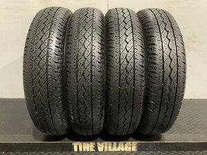 BS BRIDGESTONE K305 145R12LT 6PR 12インチ 夏タイヤ 4本 19年製 軽トラ 軽バン ハイゼット エブリィ バモス スクラムワゴン等　(MTA717)