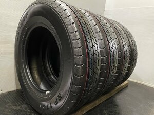 新車外し 2023年製 DUNLOP SP175N 195/80R15 107/105N LT 15インチ 夏タイヤ 4本 キャラバン ハイエース等　(JR706)