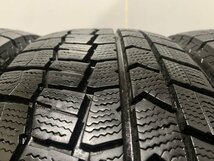 DUNLOP WINTER MAXX WM02 195/65R16 16インチ スタッドレス 4本 21年製 バリ溝 ライズ ロッキー アテンザスポーツ等　(KTJ64)_画像6