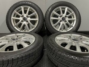 【BS BLIZZAK VRX 155/65R14】スタッドレス【BS PREO L5 プレオ 14インチ 4本 4.5J4HPCD100+45】19年製 タント ワゴンR N-BOX等　(MTL441)