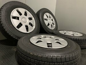 【DUNLOP WINTER MAXX SV01 145R12 6PR LT】スタッドレス【ダイハツ 純正ホイール 12インチ 4J4HPCD100】22年製 バリ溝 ハイゼット MTE611