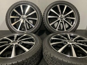 【GOODYEAR ICENAVI7 165/55R15】スタッドレス【DOS 15インチ 4.5J4HPCD100+45】バリ溝 ブラポリ N-BOX タント スペーシア等　(MTP222)