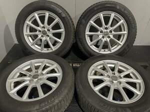 【MICHELIN X-ICE 3+ 205/60R16】スタッドレス【ECO FORME SE-15 16インチ 6.5J5HPCD100+46】19年製 エクシーガ等　(MTN377)