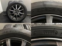 【DUNLOP EC202 185/60R15】夏タイヤ【MANARAY SPORT EuroSpeed 15インチ 5.5J4HPCD100+50】22年製 バリ溝 グレイス フィット等　(VTI951)_画像10