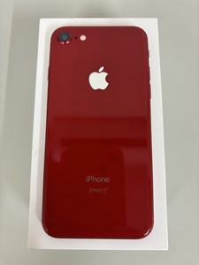 iPhone8　中古　ジャンク品　アクティベーションロック　画面割れ　箱付　256GB　RED　赤