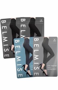 [Belmise] 【ベルミス公式】 スリムレギンス カラープラス 4枚入り 美しく引き締める 着圧レギンス レギンス 