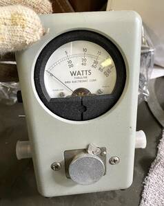 Bird Model 43 RF watt meter output total Wattmeter electric power total [bird electronic thruline]