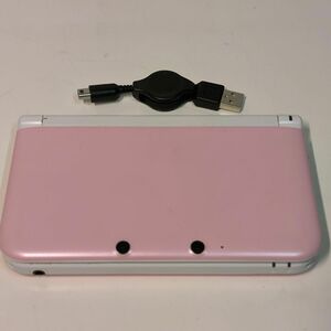 NINTENDO 3DSLL ピンク×ホワイト 本体 任天堂 ニンテンドー3DSLL