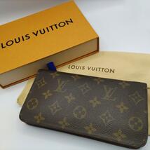 鑑定済・希少極美品 ルイヴィトン LOUIS VUITTON モノグラム ポルトモネジッピーウォレットラウンドファスナーM61727メンズレディース_画像2