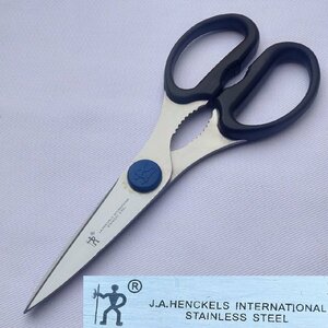 キッチンバサミ J.A.HENCKELS INTERNATIONAL STAINLESS STEEL 全長約208㎜ 調理鋏 料理鋏 キッチン鋏 調理器具 ヘンケルス 刃物 　【9097】