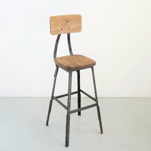 アメリカ ヴィンテージ ハイスツール / ワークチェア インダストリアル 椅子 ショップ什器 ディスプレイ小物 #502-163-444