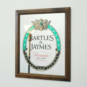 BARTLES & JAYMES ヴィンテージ パブミラー / バートルズ ジェイムズ ワインクーラー 額装 アドバタイジング 広告 #510-30-25-105