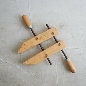 U.S. ヴィンテージ Jorgensen ウッドクランプ / アメリカ製 インダストリアル 工具 木製 締め具 鉄小物 #406-269-710