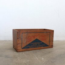 アメリカ ヴィンテージ 木箱 / クレート アンティーク ウッドボックス WOODEN BOX キャンプ USA 雑貨 ディスプレイ #510-20-157-179_画像1
