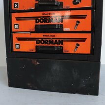 ヴィンテージ 50s DORMAN キャビネット【#5505】アメリカ ドーマン メタル製 パーツ 工具 店舗什器 インダストリアル ガレージ USA_画像6