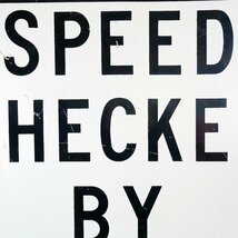 アメリカ ヴィンテージ ロードサイン 速度制限 道路標識 ストリートサイン ガレージディスプレイ 看板 #502-181-34_画像6