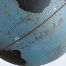 希少! DENOYER GEPPERT CO ミリタリーグローブ /　WW2 第二次世界大戦 アメリカ アンティーク 地球儀 GLOBE #602-300-155-94_画像5