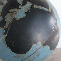 希少! DENOYER GEPPERT CO ミリタリーグローブ /　WW2 第二次世界大戦 アメリカ アンティーク 地球儀 GLOBE #602-300-155-94_画像2