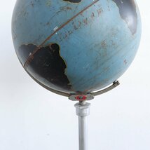 希少! DENOYER GEPPERT CO ミリタリーグローブ /　WW2 第二次世界大戦 アメリカ アンティーク 地球儀 GLOBE #602-300-155-94_画像6