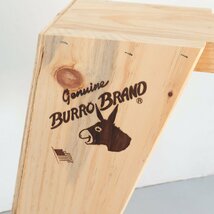 アメリカ Burro Brand ソーホース2脚セット / 馬脚 作業台 脚 店舗什器 ディスプレイ 飾り台 テーブル 木製 #402-330-509_画像2