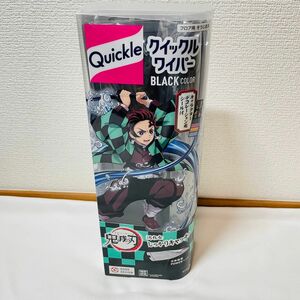 【数量限定品】 新品 クイックルワイパー 鬼滅の刃 コラボ シール付き ブラック 花王 kao お掃除 日用品 限定 炭治郎