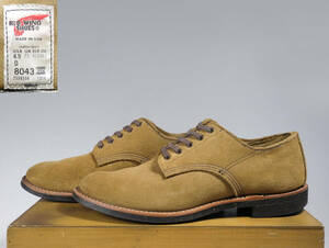  ultra rare * domestic not yet sale * Red Wing 8043 oxford 8.5D*nai gel ke-bon special order suede use 8097 8105 9060 9061 9062