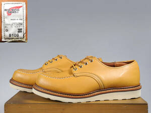  super-rare records out of production * Red Wing 8108 oxford 9.5D*8103 8105 8097 setter suede beige meiz Mustang 