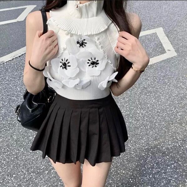 セレクトショップ Lumignon ルミニョン 立体Flowerトップス