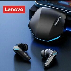 【新品未開封】レノボ Lenovo Bluetooth 5.3 GM2 pro ワイヤレスイヤホン 黒 ゲーミングイヤホン