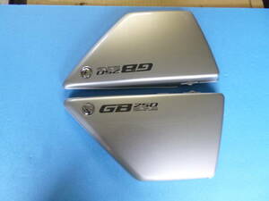 GB250 Clubman 4 type MC10 side cover left right silver original that time thing 