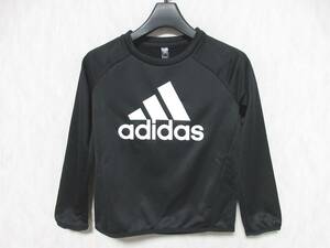 未使用 adidas アディダス デザインド トゥ ムーブ ビッグロゴ スウェットシャツ キッズ 120 GN1482 ブラック yg5724