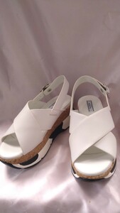  new goods [S]ilima Cross design sport sandals platform i-boru