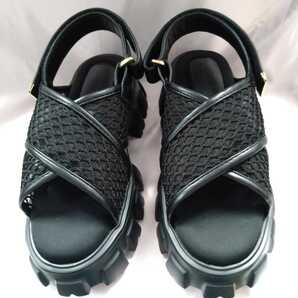 新品【S】EVOL クロスデザイン プラットフォーム タンクソール スポーツサンダル イーボル