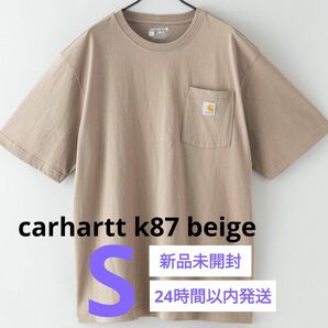 【新品未開封】Carhartt K87 Pocket T-Shirt Sサイズ カーハート 定番ルーズフィットポケットTシャツ