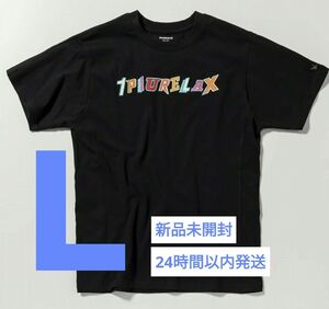 【新品未開封】1PIU1UGUALE3 RELAX オリジナル刺繍ロゴ半袖Tシャツ グラフィックプリント Lサイズ