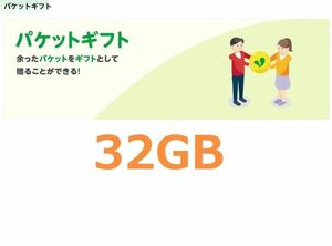 パケットギフト マイネオ mineo 32,000MB (約32GB) 即決 匿名 容量相談対応