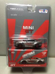 G 日本トイザらス限定 1/64 MINI GT LB★WORKS Nissan GT-R R35 Satin Silver #49 リバティウォーク