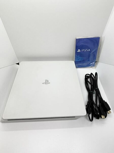 送料無料　playstation4 CUH-2100 500gb グレイシャーホワイト　ps4 本体　動作確認済み　コントローラー欠品　箱付き