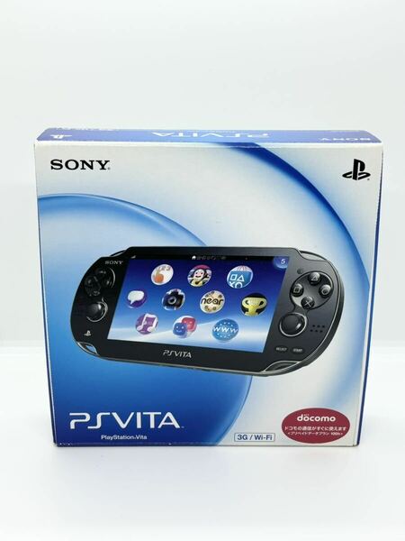 【美品】PlayStation Vita pch-1100 クリスタルブラック 本体