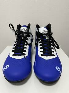  new goods SPARCO( Sparco ) Cart shoes K-POLE blue / white 42 size (27.0cm) unused racing shoes racing cart 