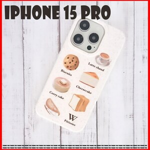 iPhone15 Pro ケース V62 パン 新着 未使用 シリーズ ファッション 高級感 カバー おしゃれ 韓国風 カッコい