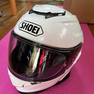 ◆ SHOEI GT-AIR2 ルミナスホワイトフェイスヘルメット L(59)サイズ USED品◆SENA SRL2インカムつき