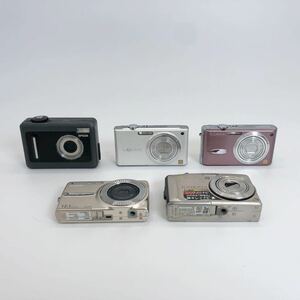 2【他にも出品中】デジタルカメラ 5台セット まとめ売り OLYMPUS FUJIFILM COOLPIX SONY CASIO CANON FINEPIX Nikon