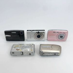 3【他にも出品中】デジタルカメラ 5台セット まとめ売り Canon Panasonic IXY CASIO デジカメ FUJIFILM SONY