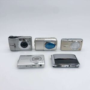 7【他にも出品中】デジタルカメラ 5台セット まとめ売り LUMIX Panasonic Nikon Canon FUJIFILM CASIO