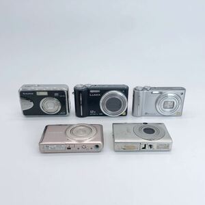30【他にも出品中】デジタルカメラ 5台セット まとめ売り SONY Canon CASIO Panasonic IXY デジカメ
