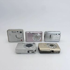 33【他にも出品中】デジタルカメラ 5台セット まとめ売り FUJIFILM Nikon Canon CASIO Panasonic LUMIX