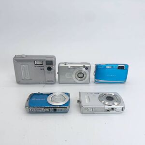 63【他にも出品中】デジタルカメラ 5台セット まとめ売り Canon SONY Nikon デジカメ OLYMPUS Panasonic