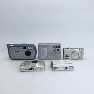 64【他にも出品中】デジタルカメラ 5台セット まとめ売り FUJIFILM SONY OLYMPUS デジカメ